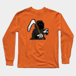 Pixelart Grim Reaper Long Sleeve T-Shirt